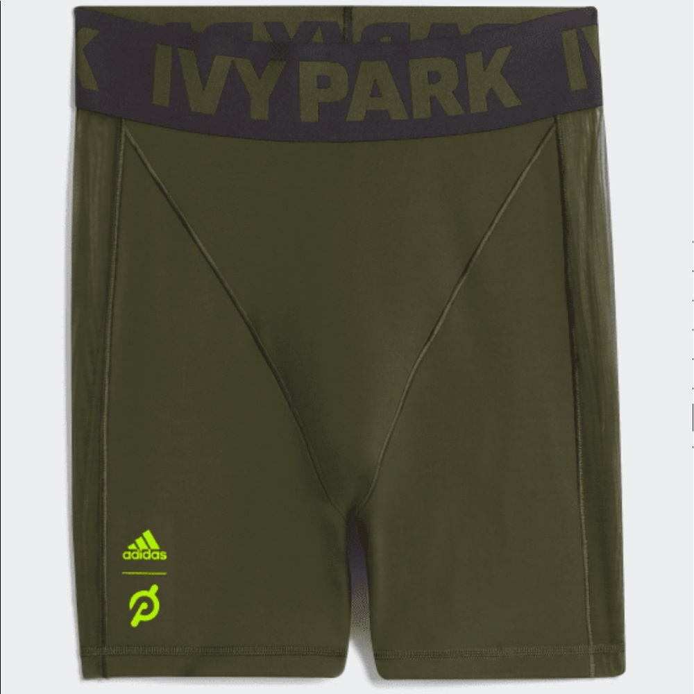 IVY PARK x Adidas x Peloton Cycling Shorts in Focus Olive